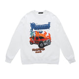 Men Long Sleeve Shirt Vintage Floral Print Long Sleeves T-shirt Men Loose Bottoming Top