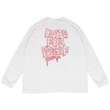 Men Hoodie Letter Print Sweatshirt Men's Casual Loose Pullover Sweater