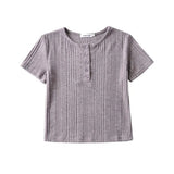 Women T-Shirt round Neck Short Sleeve T-shirt Women's Summer Top