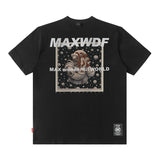 Men T Shirt Fashion Brand Men's Short-Sleeved T-shirt All-Match Loose