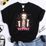 Kamado Nezuko Graphic T Shirt Women's Fashion Anime