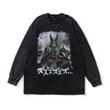 Men Long Sleeve Shirt round Neck Sweater Loose Long Sleeve Bottoming T-shirt