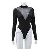 Women Jumpsuit Stitching Jumpsuit Slim Top