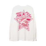 Men Long Sleeve Shirt Trendy Long Sleeve T-shirt Men and Women Loose Street Couple's Tops