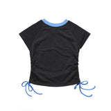 Women T-shirt Printed Short-Sleeved T-shirt Women's Summer O-neck Short