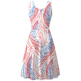 National Flag Day Dress Summer Dress Printed Casual