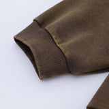 Men Hoodie round Neck Sweater Long Sleeve Casual Men