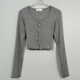 Women Long Sleeve Shirt Short Cardigan Long Sleeve Top for Women Autumn and Winter