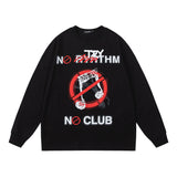 Men Long Sleeve Shirt Dopamine Couple Long Sleeve T-shirt Retro Loose Casual