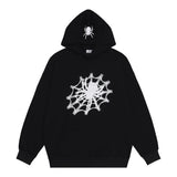 Men Hoodie Printed Pullover Sweatshirt Relaxed-Fit Hoodie Top Spring and Autumn Men