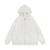 Men Hoodie Spring and Autumn Hooded Cardigan Sweater Zipper Jacket Casual Hoodie