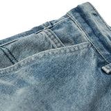 Unisex Jeans Washed Overalls Jeans Men