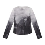Women Sun Protection Shirt Long Sleeve Sunscreen Coat Women's Casual round Neck