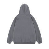 Men Hoodie Hooded Sweater Men's Spring and Autumn Graffiti Letter Printed Long Sleeve Loose Sports Pullover