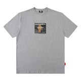 Men's T Shirt Printed Short-Sleeved T-shirt Men's and Women's Hip Hop Loose Top