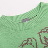 Women Sweater Girls' Autumn Casual round Neck Knitted
