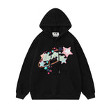 Women Hoodie Printed Hoodie Girls Autumn and Winter Loose Leisure