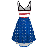 National Flag Day Dress Summer Dress Digital Printing Leisure