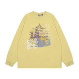 Men Long Sleeve Shirt Casual Long Sleeve T-shirt Men's and Women's Autumn All-Matching Base Long Tee