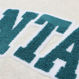 Men Hoodie Flocking Embroidered Letter Long Sleeve Sweater