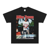 Mike Tyson T Shirt Vintage Loose Short Sleeve