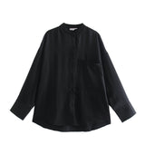 Women T-shirt Fall Women's Clothing Long Sleeve Loose Shirt