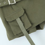 Women Skirt Retro Workwear Short Skirt Women's Skirt Autumn