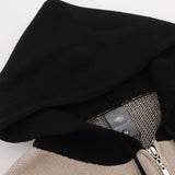 Women Sweater Short Hood Knitted Autumn Casual Zipper Sweater