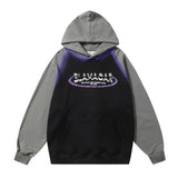 Men Hoodie Airbrush Outline Printed Hoodie