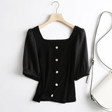 Women's T-Shirt White Sweater Women's Summer Short-Sleeved Bottoming Shirt