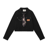 Women's Long Sleeve Shirt Women's Trendy Autumn Design Short Shirt