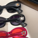 Chrome Hearts Sunglasses Jewel-set Retro Women's Sunglasses