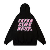 Men Hoodie Printed Letter Hooded Sweater Men's Spring and Autumn Loose Oversize Casual Long-Sleeved Sports Hoodie