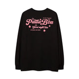 Men Long Sleeve Shirt Puff Print Couple Long Sleeve T-shirt Loose Men and Women