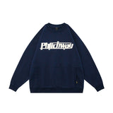 Unisex Hoodie Retro Crew Neck Pullover Sweatshirt Men's Top Autumn and Winter