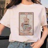 Women's Tarot Card Flower Funny Time Ladies Cartoon Fashion