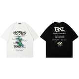 Men T Shirt Printed round Neck Short Sleeve T-shirt Baby Boy and Girl Summer Loose