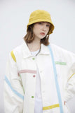 Unisex Jacket Autumn Ribbon Stitching Jacket Women's Clothing