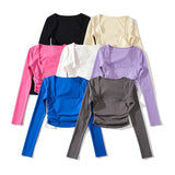 Women T-Shirt Long Sleeve T-shirt Female Autumn Slimming Bottoming Top