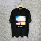 Purple Brand T Shirt Short Sleeve T-shirt Blouse