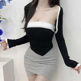 Women Long Sleeve Shirt Multicolor Vest Top Short Cardigan Long Sleeve