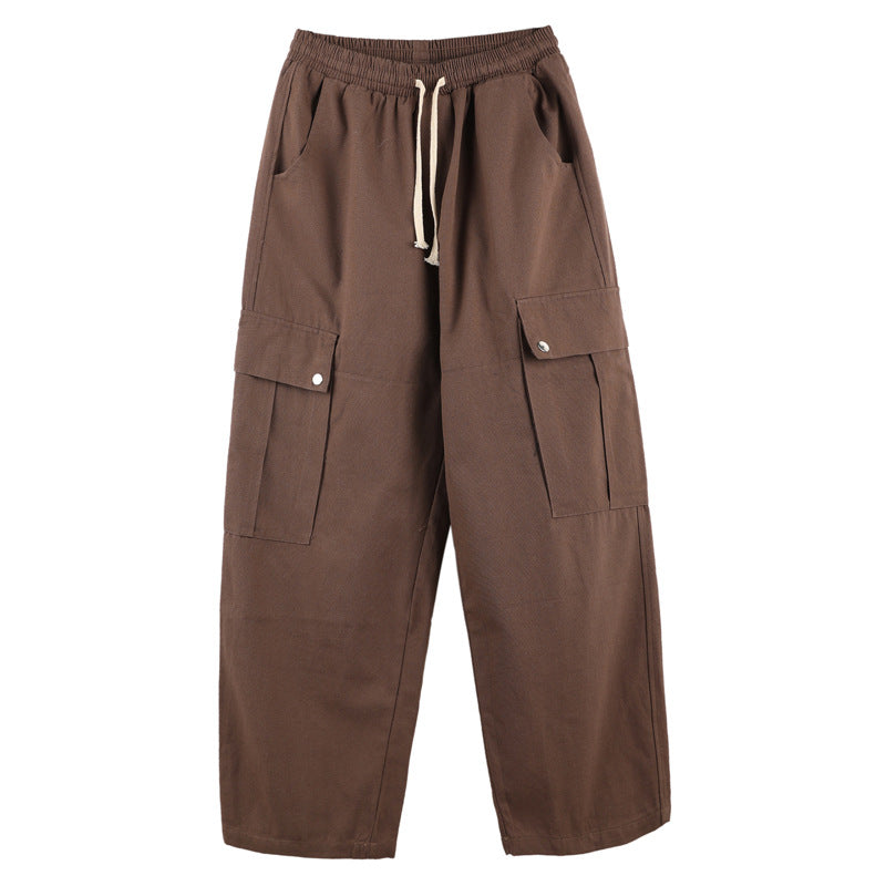 Men Sweatpants Workwear Pants Men's Summer Loose Straight Casual Pants