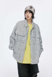 Unisex Jacket Autumn Striped Chanel Coat