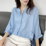 Women T-shirt Denim Shirt Women's Spring Design Loose Top