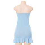 Woman Dresses Women's Clothing Spring Pullover Patchwork Short Dress