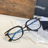 CHH Chrome Hearts Glasses Line Striped Two Color Legs 925 Sterling Silver Edition