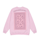 Men Long Sleeve Shirt West Coast Paisley Stitching Casual Couple Long Sleeve T-shirt