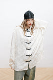 Unisex Jacket Autumn Buckle New Chinese Shirt Women's Clothing