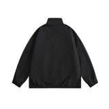 Unisex Jacket Fall Split Zipper Shell Jacket
