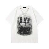 Men T Shirt Doberman Pinscher Printed Short-Sleeved T-shirt Men's and Women's Ins Style National Fashion Brand Hip Hop